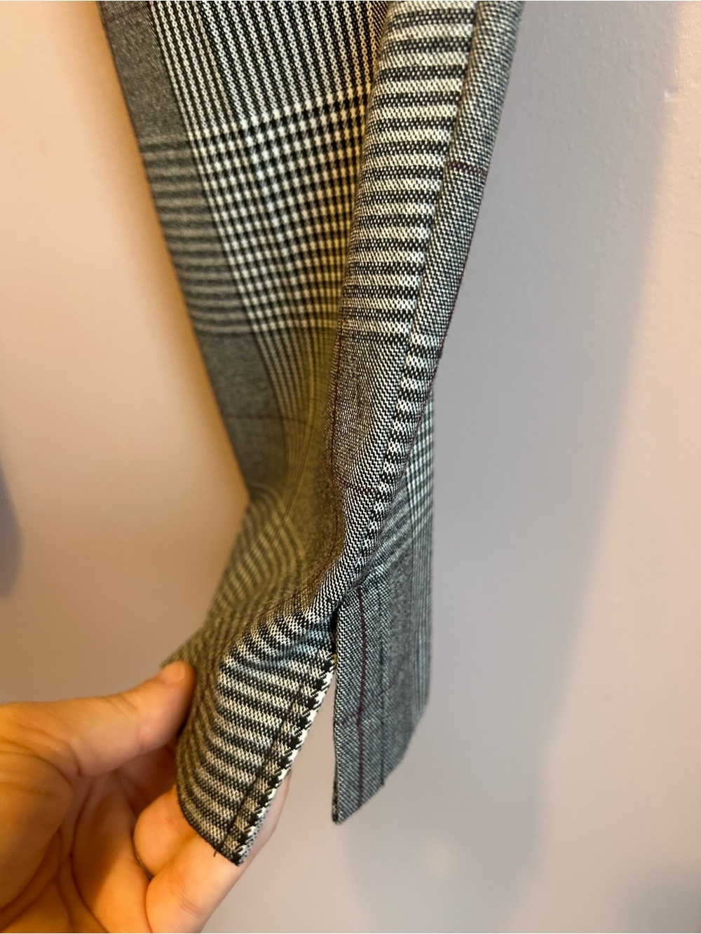 A New Day Gray Plaid Pants Size 4 - Picture 5 of 5